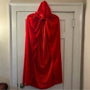 Halloween Costume, Hooded Velvet Cape Cloak